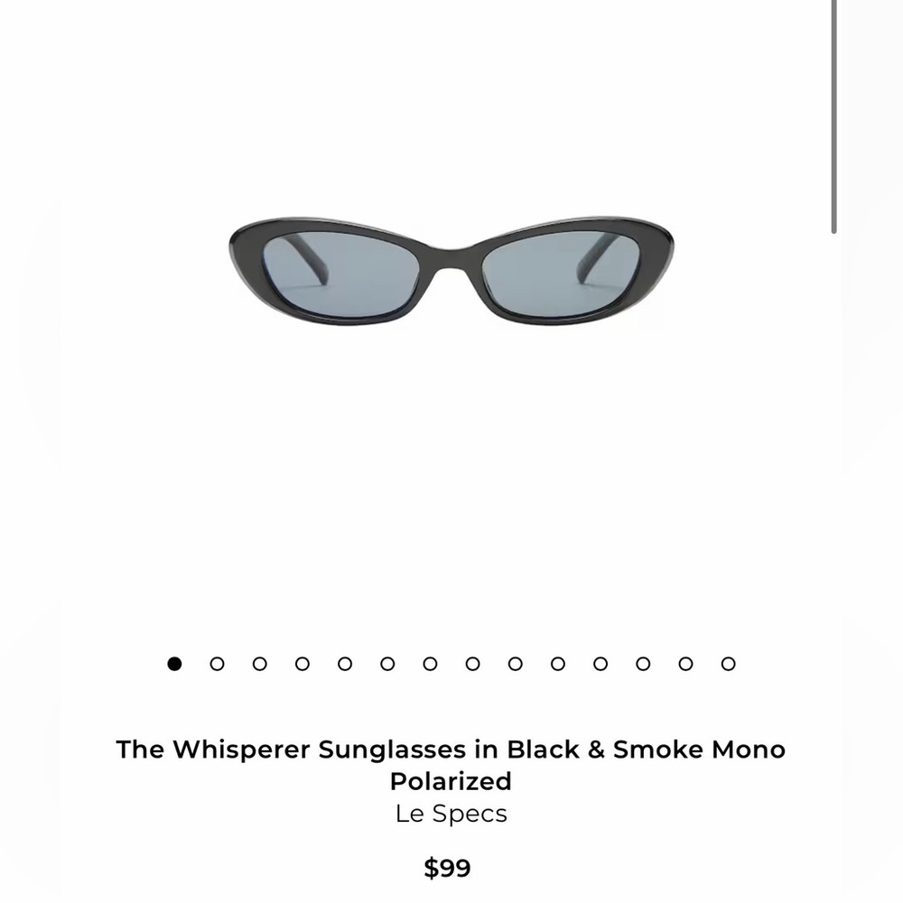 Le Spec The Whisperer Black Sunglasses
